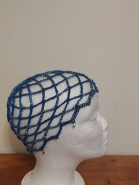 Handmade Crochet Decorative Mesh Hat